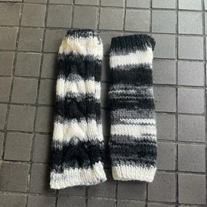 Wool Knit Fingerless Gloves