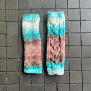 Wool Knit Fingerless Gloves