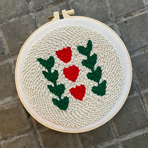 Punch Needle Embroidery Hoop Kit - Shaffeh (شفّة)