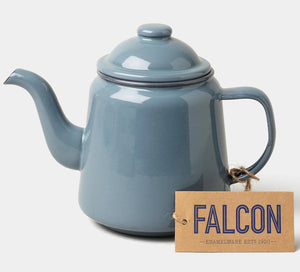 Falcon Enamel Teapot - Pigeon Grey