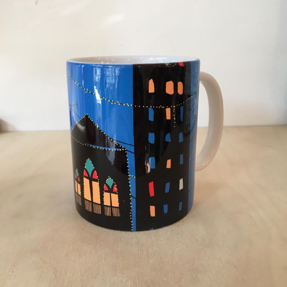 Festive Beirut Mug by Luanatic tasse à café فنجان كوب وعاء