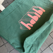 Load image into Gallery viewer, Colored Tote Bag Habibi (حبيبي) Green/Pink