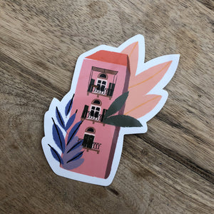 Vinyl Sticker Beit Pink