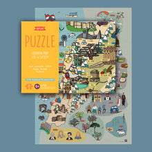 Load image into Gallery viewer, Puzzle Lebanon Map - 180 Pieces